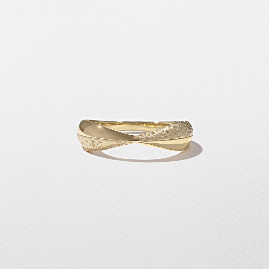 Unique Twisted Style Wedding Band