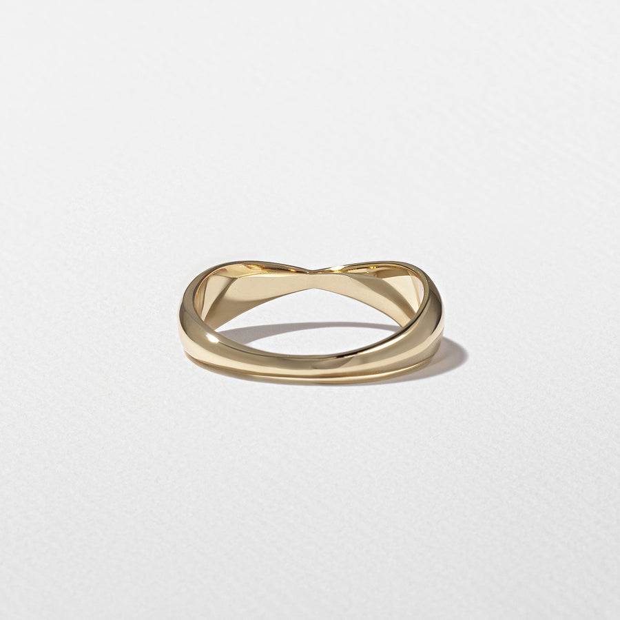 Unique Twisted Style Wedding Band