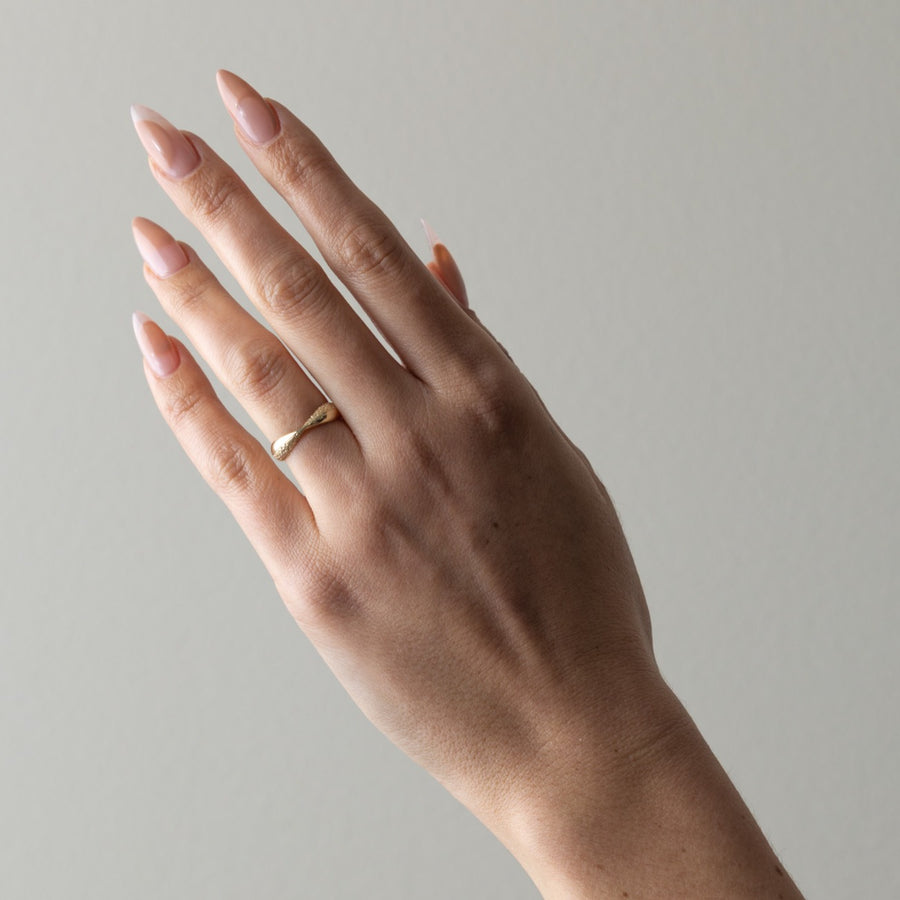 Unique Twisted Style Wedding Band