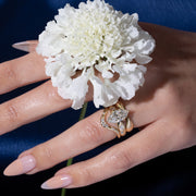 1.50- 3.50 CT Marquise Lab Grown Diamond Dainty Engagement Ring