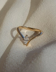 0.50 -1.50 CT Marquise Shape Lab Grown Diamond Solitaire Engagement Ring