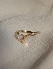 0.50 -1.50 CT Oval Cut Lab Grown Diamond Solitaire Engagement Ring