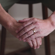 Beveled Edge Man's Wedding Band