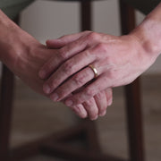 Comfort-Fit Finish. Man's Wedding Band