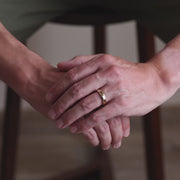 Polished Finish Style Men's Wedding Band.