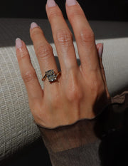 1.5 - 3.5 CT Elongated Cushion Shaped Lab Grown Diamond Soliatire Style Engagement Ring