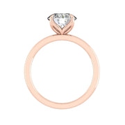 1.85 CT Round Cut Solitaire Moissanite Engagement Ring - Barbara Maison 