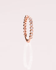 0.23 Shaped Moissanite Open Wedding Band