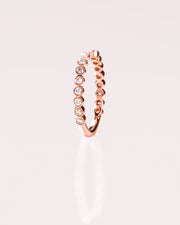 0.23 Shaped Moissanite Open Wedding Band