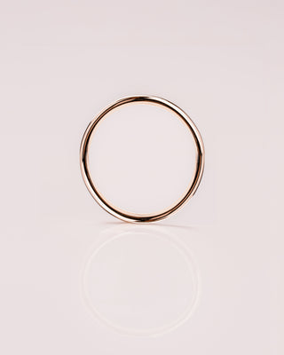 Classic Plain Gold Wedding Band - Barbara Maison 