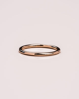 Classic Plain Gold Wedding Band - Barbara Maison 