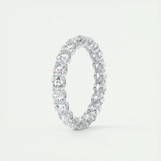 2.1 CT Round Full Eternity CVD EF/VVS Diamond Wedding Band - Barbara Maison 