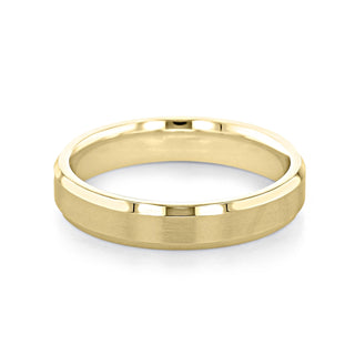 Brushed Finish Classic Men's Wedding Band - Barbara Maison 