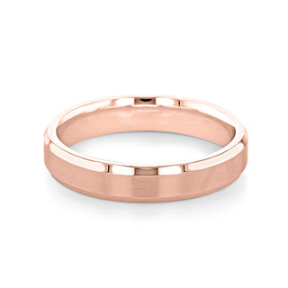 Brushed Finish Classic Men's Wedding Band - Barbara Maison 