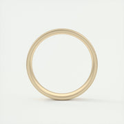 Classic Satin-Finish Yellow Gold Men's Band - Barbara Maison 