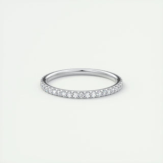 0.36 CT Round EF- VVS Diamond Full Eternity Wedding Band