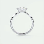 1.5 CT Trillion Solitaire CVD F/VS1 Diamond Engagement Ring - Barbara Maison 