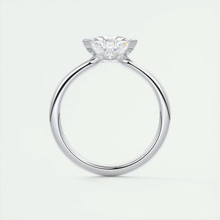 1.5 CT Trillion Solitaire CVD F/VS1 Diamond Engagement Ring - Barbara Maison 