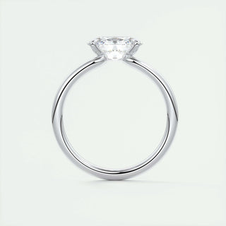 1.5 CT Oval Solitaire CVD F/VS1 Diamond Engagement Ring - Barbara Maison 