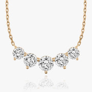 3.50 TC Round CVD F/VS Diamond Necklace - Barbara Maison 