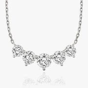 3.50 TC Round CVD F/VS Diamond Necklace - Barbara Maison 