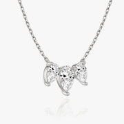 2.0 TC Pear CVD F/VS Diamond Necklace - Barbara Maison 