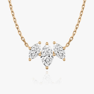 2.0 TC Marquise CVD F/VS Diamond Necklace - Barbara Maison 