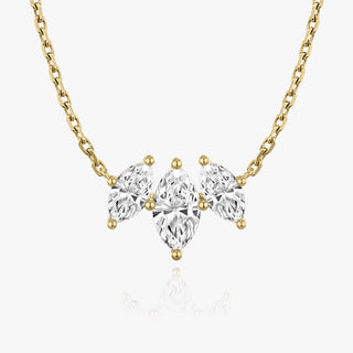 2.0 TC Marquise CVD F/VS Diamond Necklace - Barbara Maison 