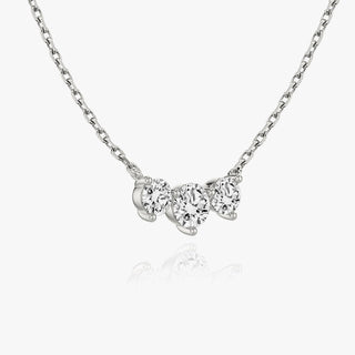 1.0 TCW Round F/VS Lab Grown Diamond Necklace - Barbara Maison 