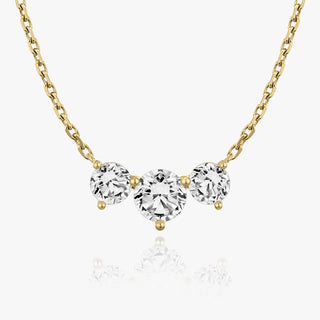 2.0 TC Round CVD F/VS Diamond Necklace - Barbara Maison 