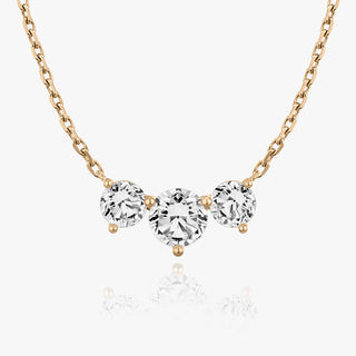 2.0 TC Round CVD F/VS Diamond Necklace - Barbara Maison 