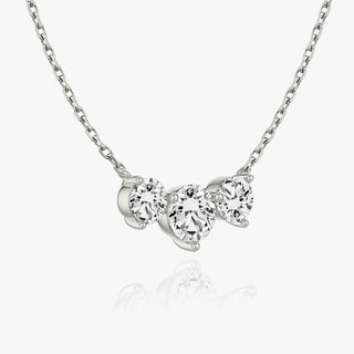 2.0 TC Round CVD F/VS Diamond Necklace - Barbara Maison 