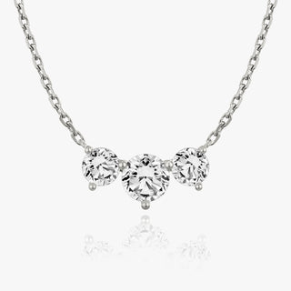 2.0 TC Round CVD F/VS Diamond Necklace - Barbara Maison 