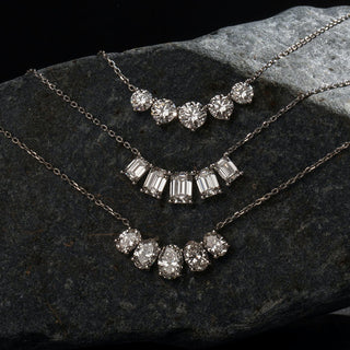 3.50 TC Round CVD F/VS Diamond Necklace - Barbara Maison 