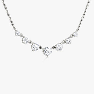 0.25 CT Round CVD F/VS Diamond Necklace - Barbara Maison 