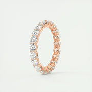 2.1 CT Round Full Eternity CVD EF/VVS Diamond Wedding Band - Barbara Maison 