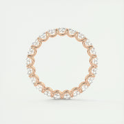 2.1 CT Round Full Eternity CVD EF/VVS Diamond Wedding Band - Barbara Maison 