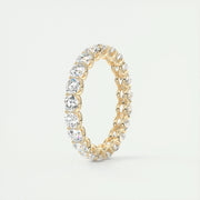 2.1 CT Round Full Eternity CVD EF/VVS Diamond Wedding Band - Barbara Maison 