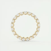 2.1 CT Round Full Eternity CVD EF/VVS Diamond Wedding Band - Barbara Maison 