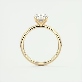 1.5 CT Round Solitaire CVD F/VS1 Diamond Engagement Ring - Barbara Maison 