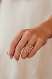 0.19 Half Eternity Moissanite Wedding Band