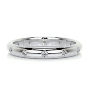 0.18 Setting CVD EF/VVS Diamond Wedding Band