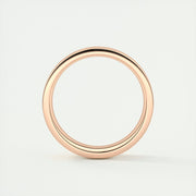 Polished Finish Classic Yellow Gold Men's Band - Barbara Maison 