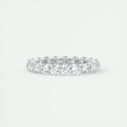 2.1 CT Round Full Eternity CVD EF/VVS Diamond Wedding Band - Barbara Maison 