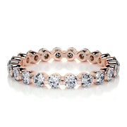 1ct Round EF- VVS Diamond Stackable Wedding Band