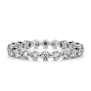 1ct Round EF- VVS Diamond Stackable Wedding Band