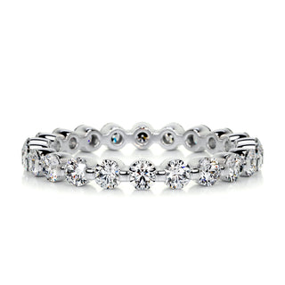 1ct Round EF- VVS Diamond Stackable Wedding Band