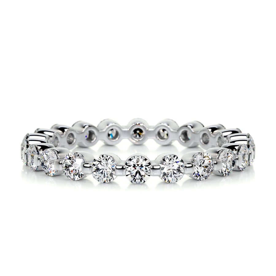 1ct Round EF- VVS Diamond Stackable Wedding Band