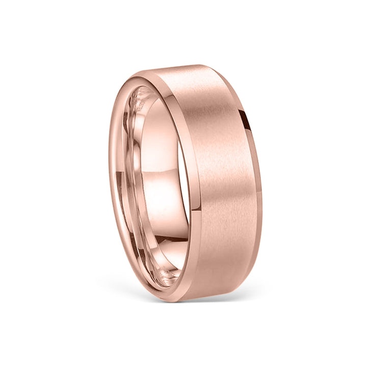 Brushed Finish Classic Wedding Band For Men - Barbara Maison 