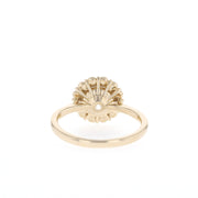 1.1 CT Round Cut Solitaire Moissanite Engagement Ring - Barbara Maison 